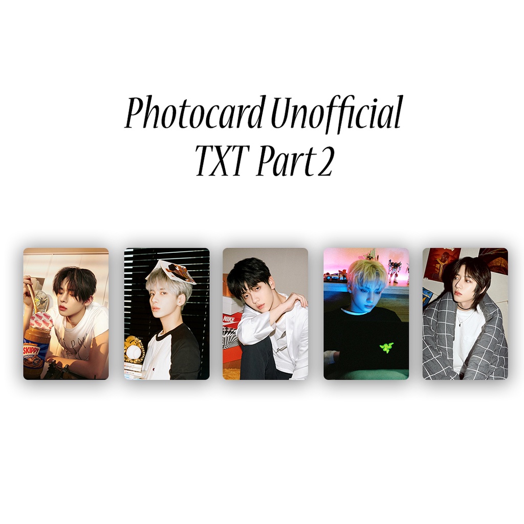 

photocard tomorrow x together freeze / pc txt unofficial / hueningkai soobin yeonjun taehyun beomgyu