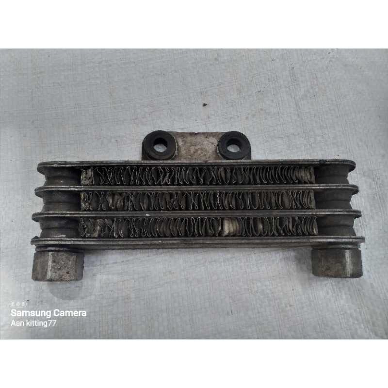 Oil cooler coler radiator pendingin oli suzuki satria fu 150 tanpa selang ori original copotan secon