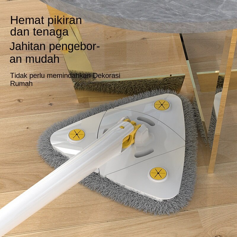 【COD】Segitiga Pel Pembersih Alat Pel Rotate 360° Triangle Mop Pembersih Alat Pel Rotate 360 Triangel Mop