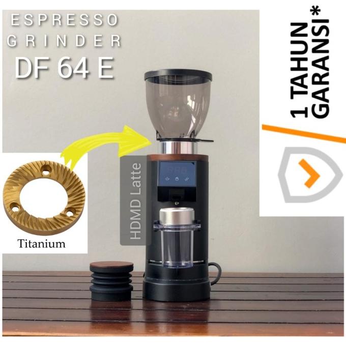 Espresso Grinder DF64E Programmable Titanium Burr Bergaransi 1 Tahun