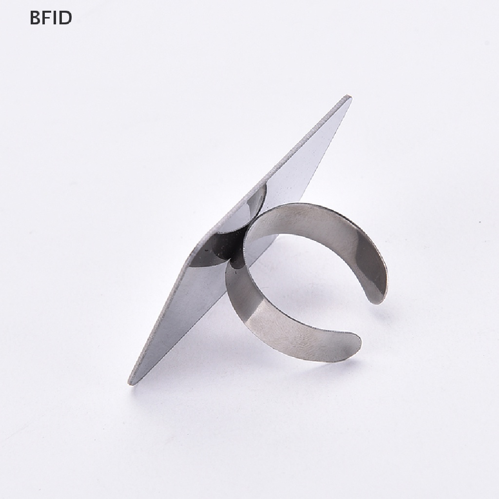 [BFID] Cincin Adjustable Palet Untuk Pondasi Nail Art Pencampuran Makeup Bahan Stainless Steel [ID]