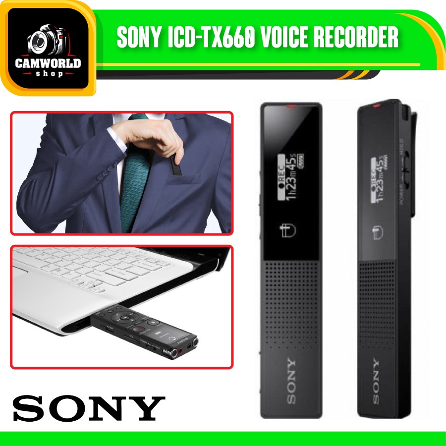Sony ICD-TX660 Voice Recorder - Sony TX 660