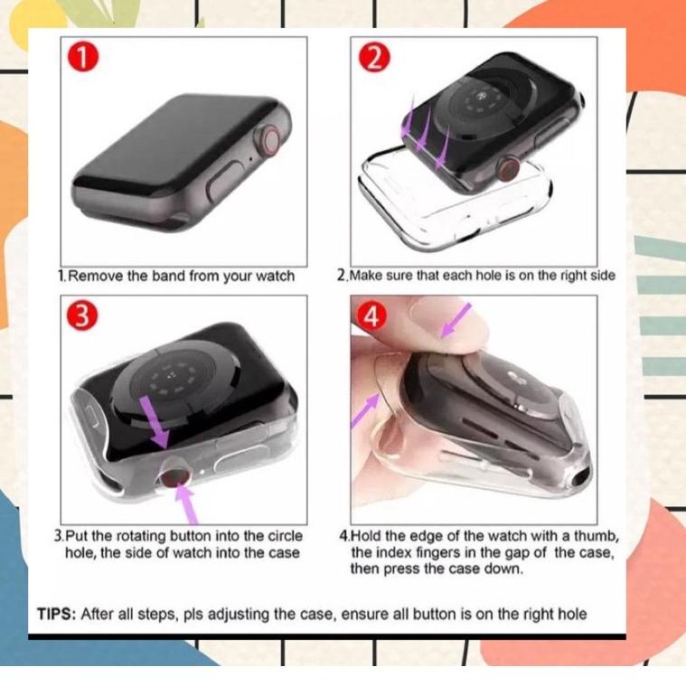 case clear smarwatch series 1234 t500 t55 hw12 hw22 iwo 7 dll {LOS.11Ja23ᴵ}