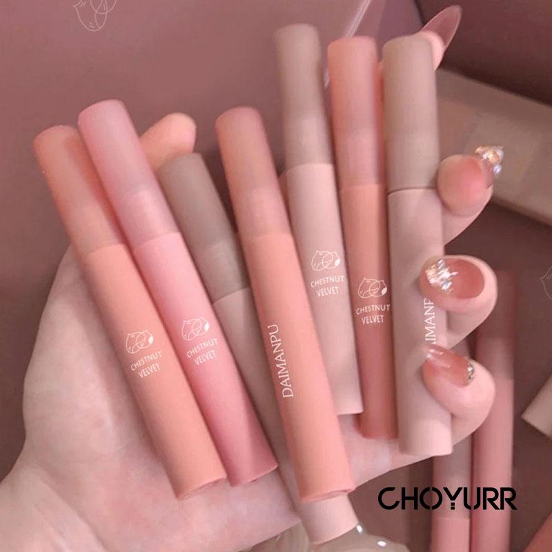 【COD】Lipcream Matte Lipstick Velvet Lip Color Lipstick Waterproof Tahan Lama Lip Tint Korean Original Import Kosmetik Makeup-CH
