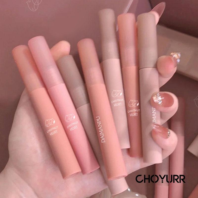 【COD】Lipcream Matte Lipstick Velvet Lip Color Lipstick Waterproof Tahan Lama Lip Tint Korean Original Import Kosmetik Makeup-CH