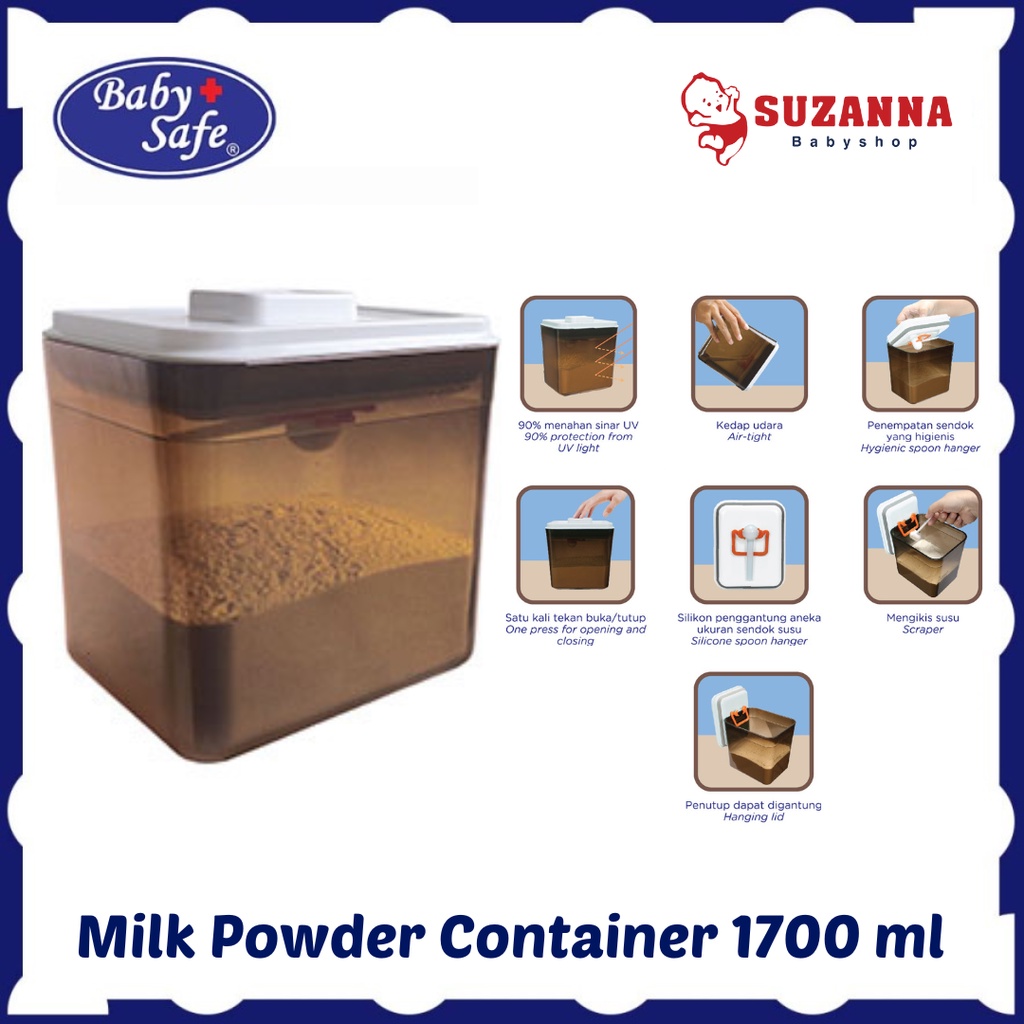 Jual Baby Safe Milk Powder Container 1700 ml Shopee Indonesia