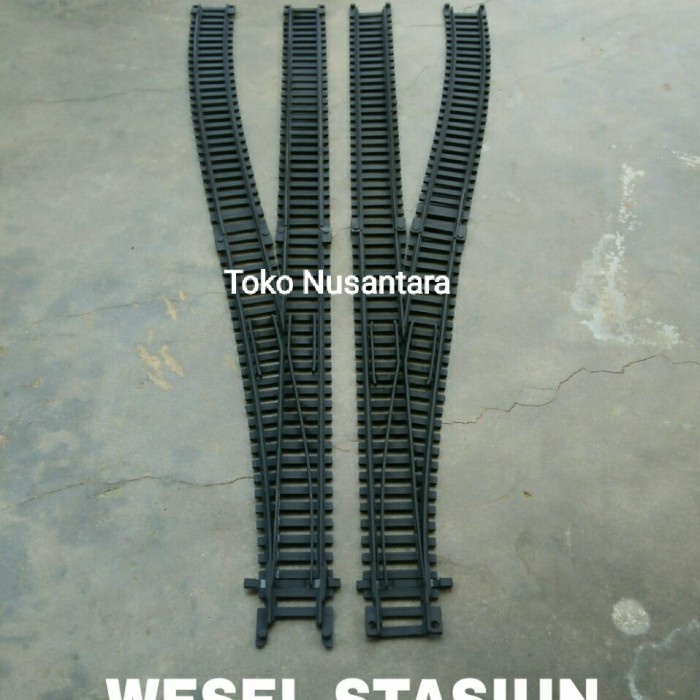 Wesel Stasiun Rel Miniatur Kereta Api Rail King