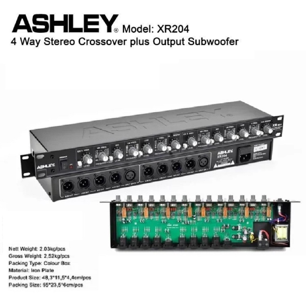 CROSSOVER/CROSOVER ASHLEY XR204/XR 204 4 WAY STEREO ORIGINAL