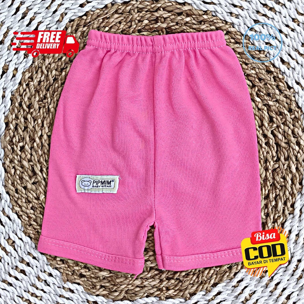 Celana Pendek Bayi PINK SERIES Size 0 - 3 Bulan merk SNI PIP MIM