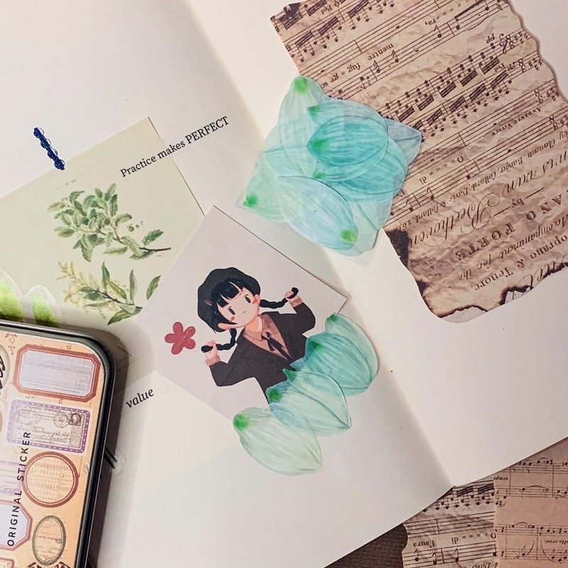 

(SHARING)BUUGI PETALS STICKER/STICKER BUNGA/
