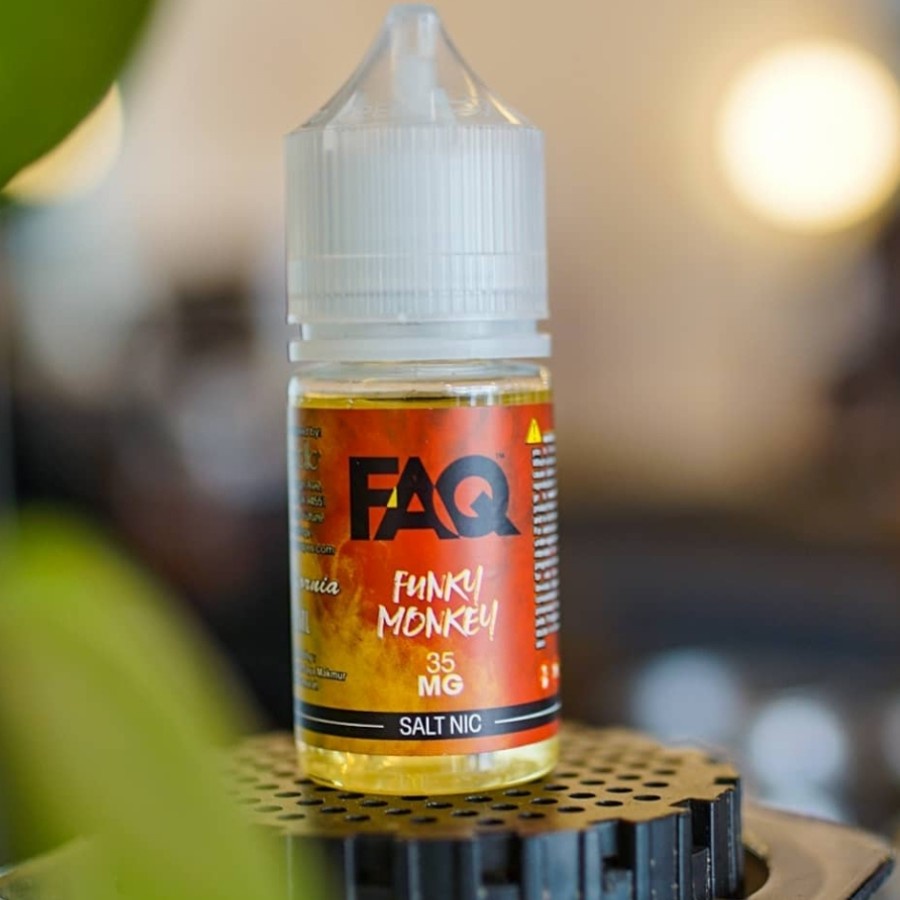 100% ORIGINAL LIQUID FAQ FUNKY MONKEY SALTNIC 30ML