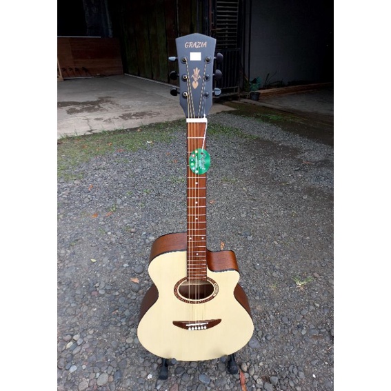 GITAR AKUSTIK GRAZIA MODEL YA 05 NA ORIGINAL