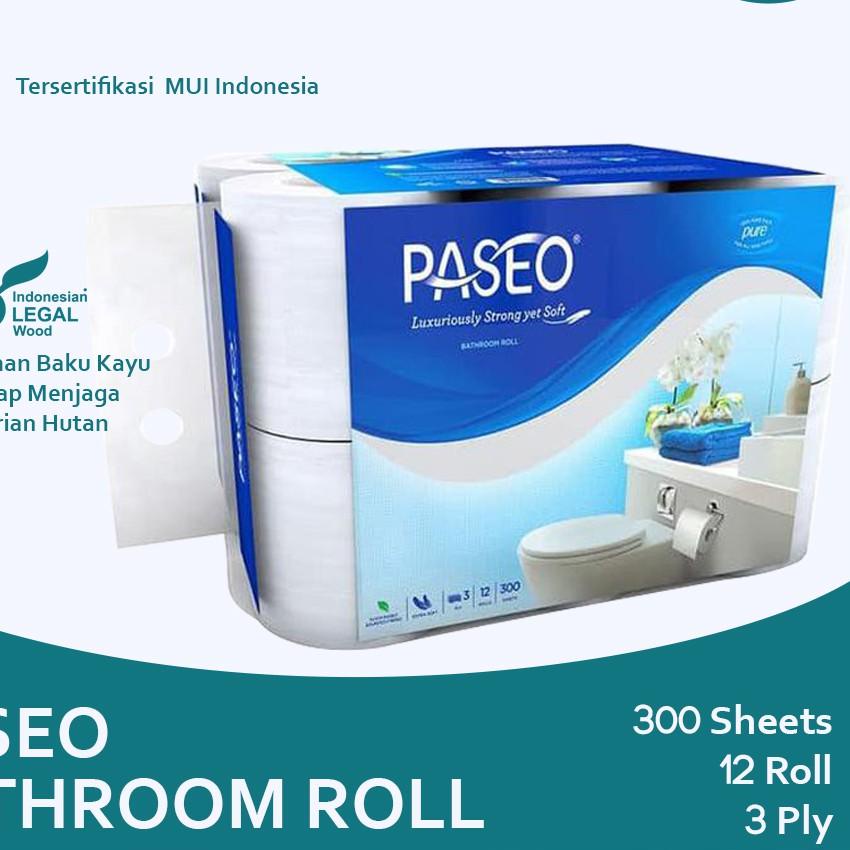 ❅ Tissue Paseo Elegant Toilet Roll / Tissue WC 12 Roll ۩