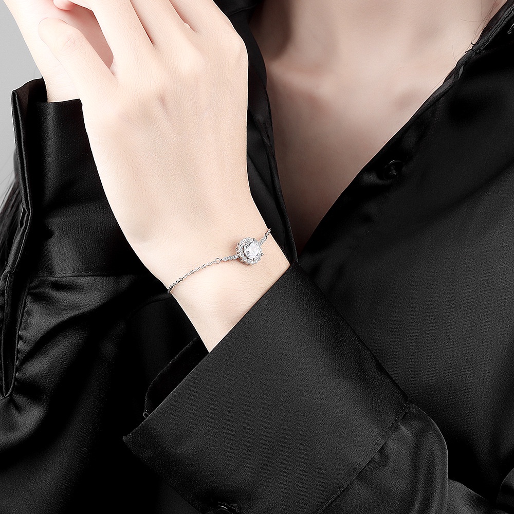 Avery Davis jewelry Perhiasan Berlian Original Berlian Eropa Asli Perhiasan Berlian Wanita Gelang Mo