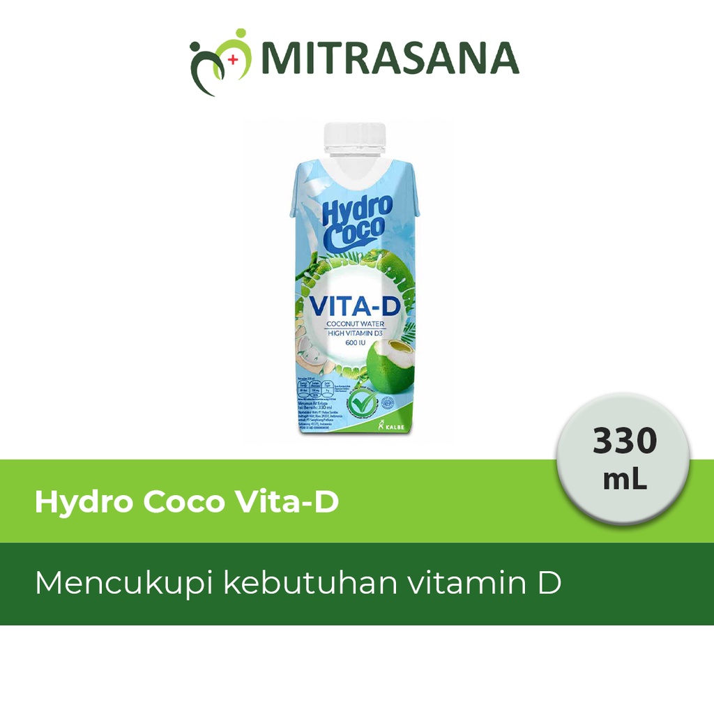 Hydro Coco Vita-D 330 Ml - Minuman Berenergi Vitamin D