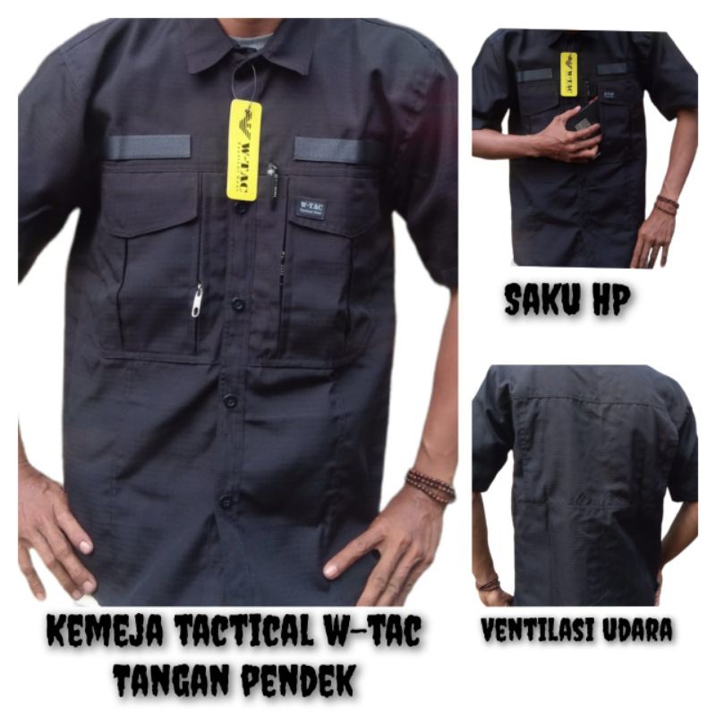 KEMEJA TACTICAL W_TAC LENGAN PENDEK