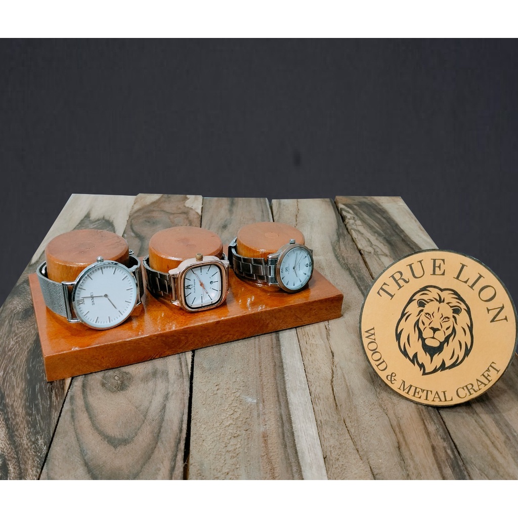 Display Jam Tangan Kayu / Tempat Jam Tangan Couple