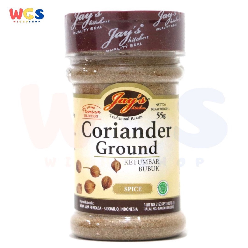 Jay's Kitchen Jays Coriander Ground 55 gr - Bubuk Ketumbur