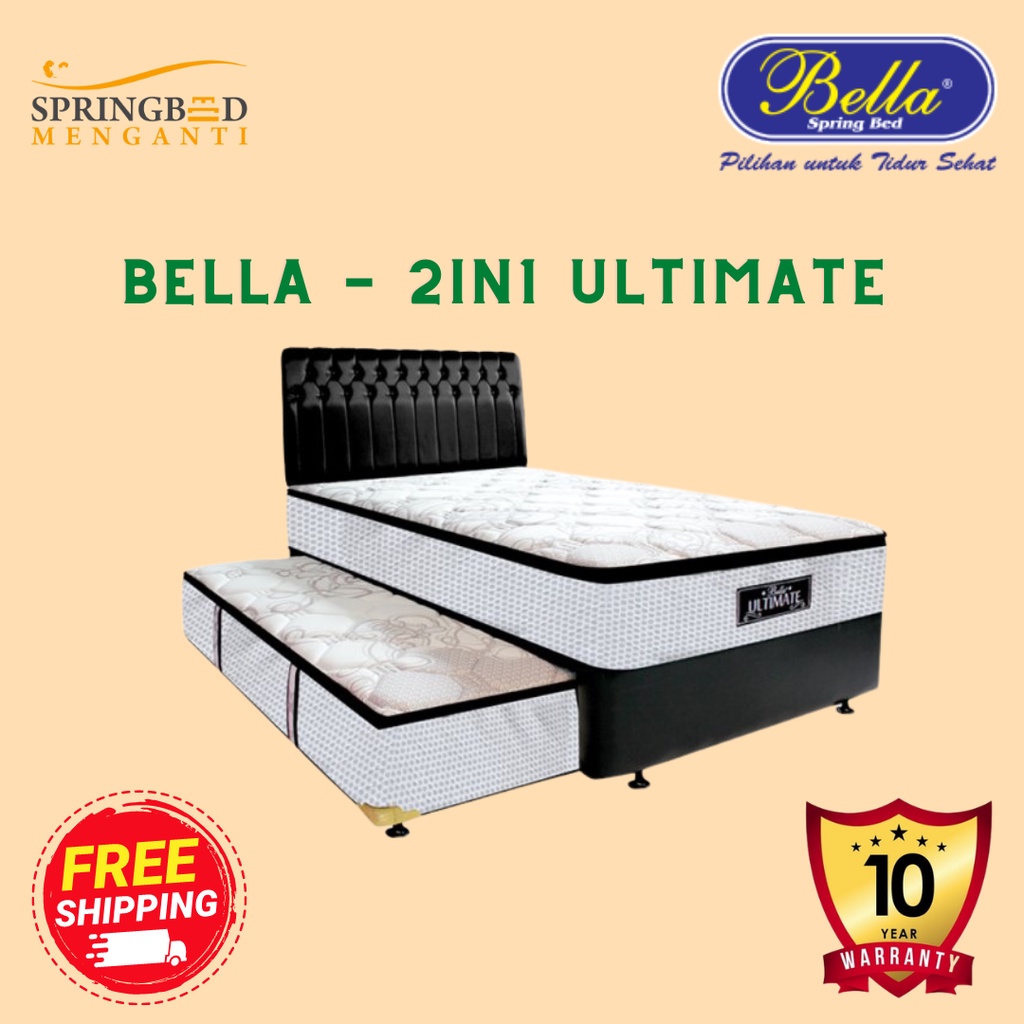 [PROMO] SPRINGBED SORONG KASUR SORONG SPRINGBED 2in1 BELLA - 2in1 ULTIMATE 1 SET