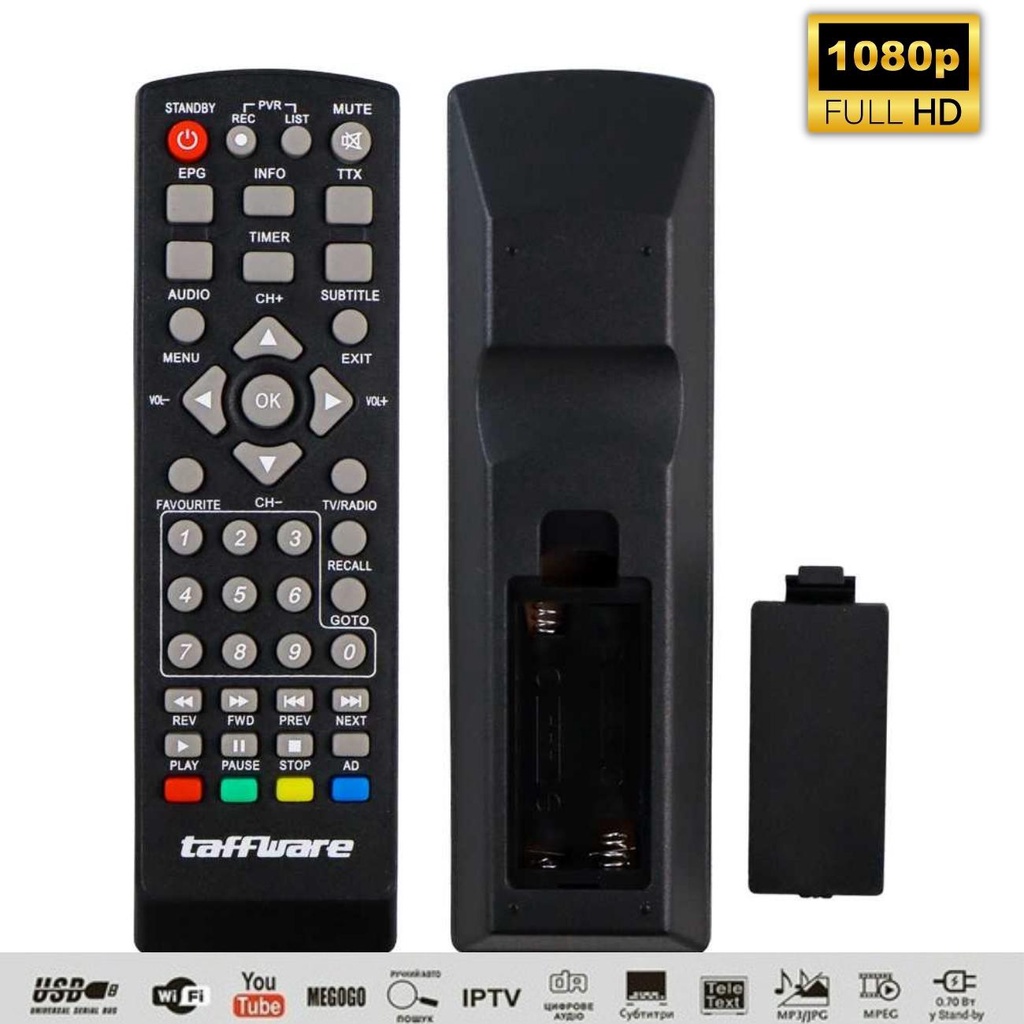 TV Digital Set Top Box STB DVB T2 Paket Set Box Siaran TV Digital Jernih Bersih Kualitas HD 1080P