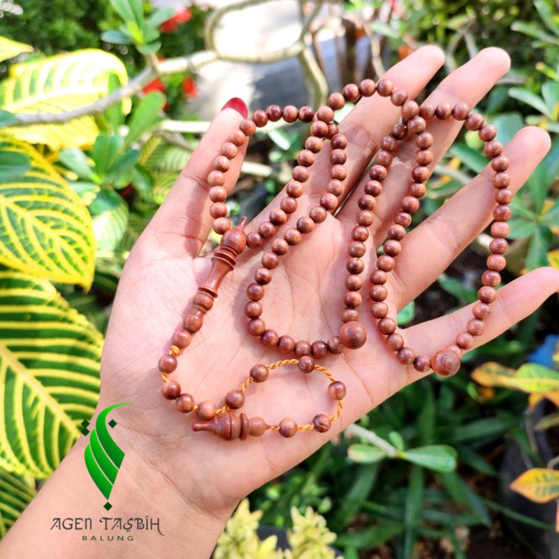 Tasbih Setigi Size 6mm Motif Bulat