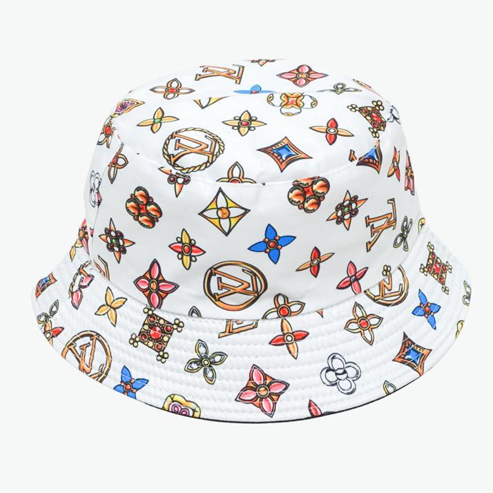 Topi Bucket Hat LV Monogram Import Mirror / Bucket Hat Bolak Balik