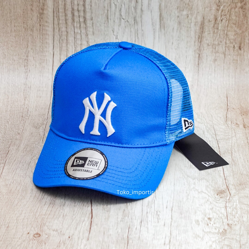 Topi NY MLB Trucker Topi Baseball Pria Import Mirror Ori