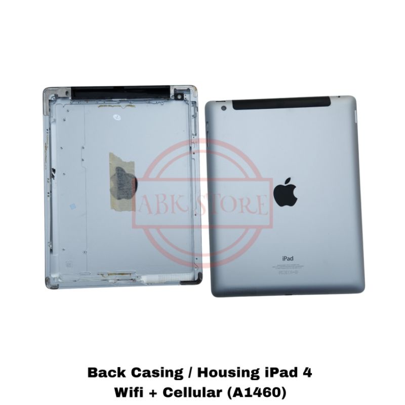 BACK CASING KESING HOUSING BACKDOOR IPAD 4 WIFI CELLULAR A1460 / A1458 COVER BATERAI