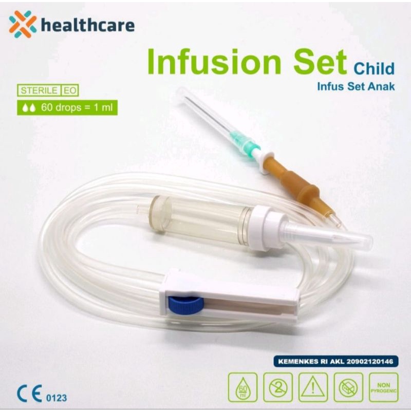 Healthcare - Infu Sion Set Anak &amp; Dewasa Per Buah