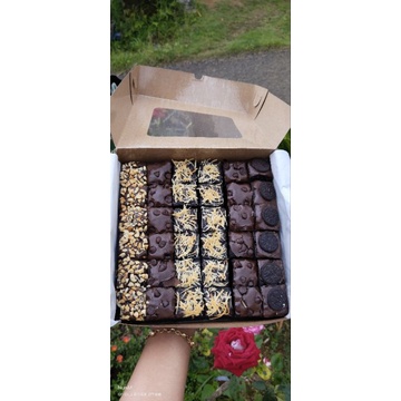 

fudgy brownies/brownies panggang size 20x20cm