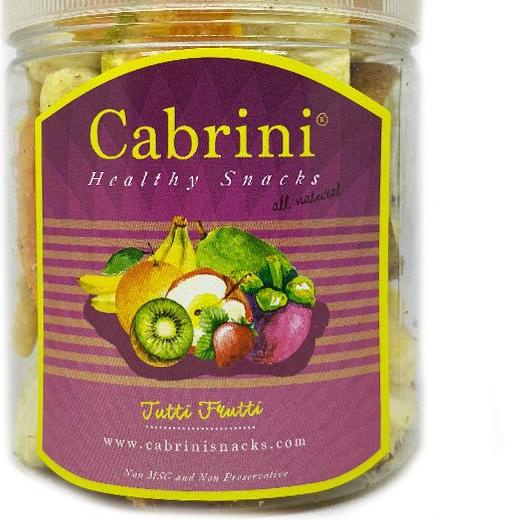 

♪ Cabrini Healthy Snacks - Tutti Frutti (500 ml) Keripik Buah Premium ♗