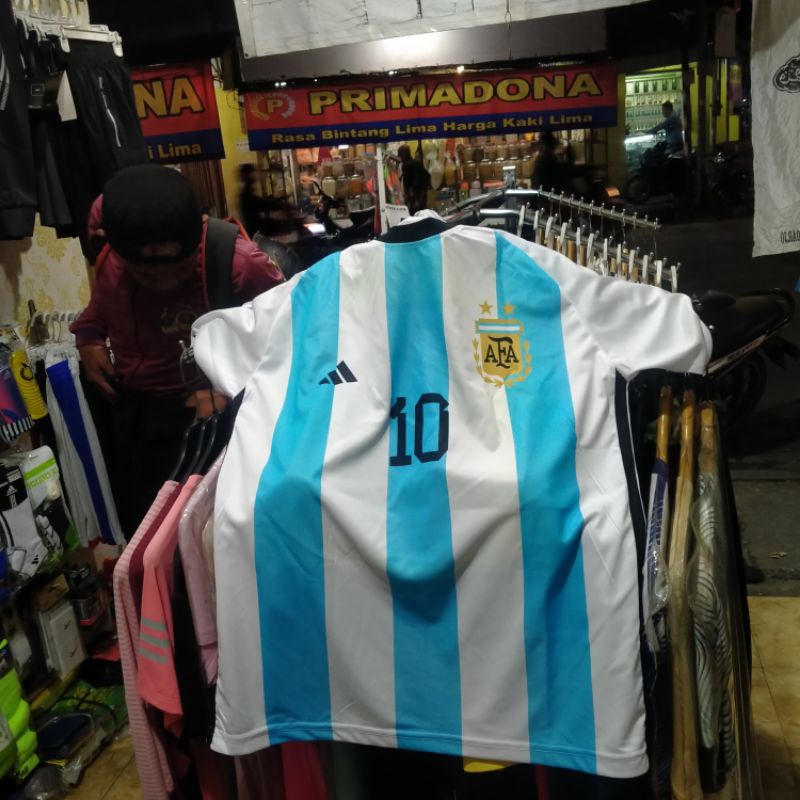 Jersey Argentina Home World Cup 2022 Lionel Messi