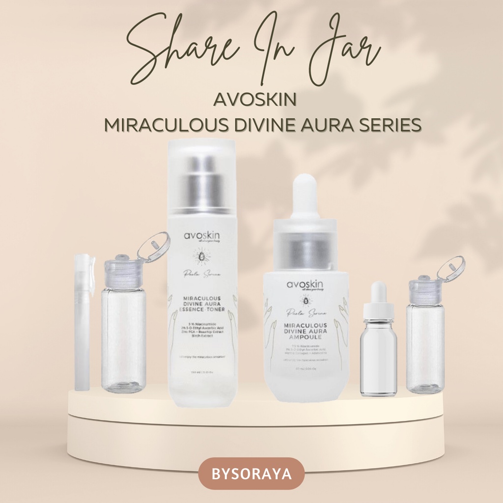 [SHARE IN JAR] AVOSKIN MIRACULOUS DIVINE AURA AMPOULE TONER