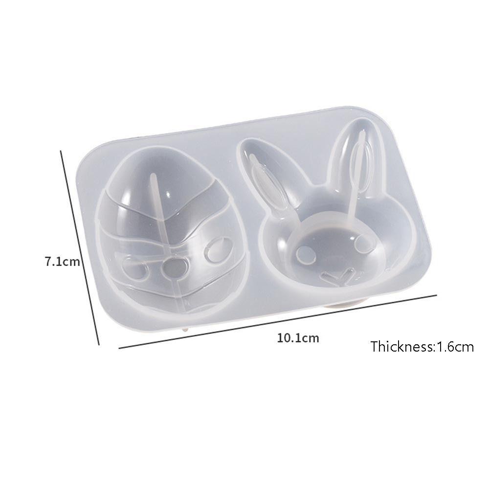 Preva Cetakan Telur Paskah Silicone DIY Pendant Tag Baking Mold