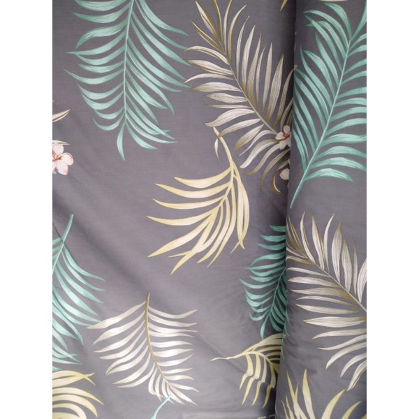 Addeline / kain sprei meteran bahan katun lokal motif esra