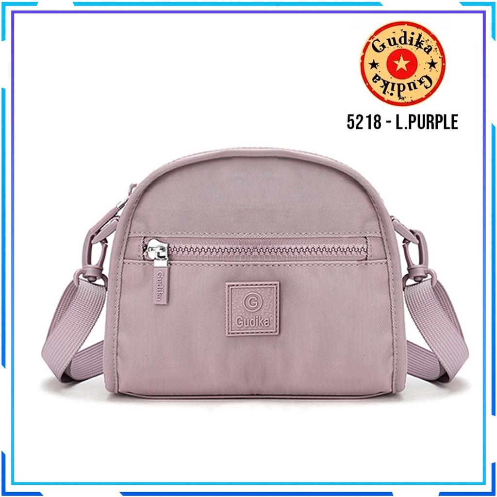 PROMO GUDIKA Cherry 5218 - Tas Wanita Selempang Bahu Bag Fashion Cewek Perempuan Bahan Nylon Fabric Waterproof Anti Air Original Terbaru Kekinian Import Korea
