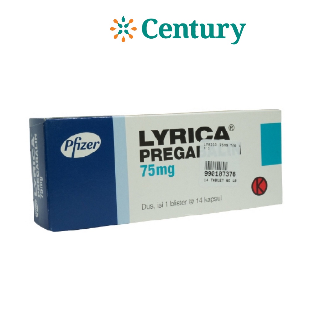 LYRICA 75 MG 1 BLISTER @ 14 KAPSUL