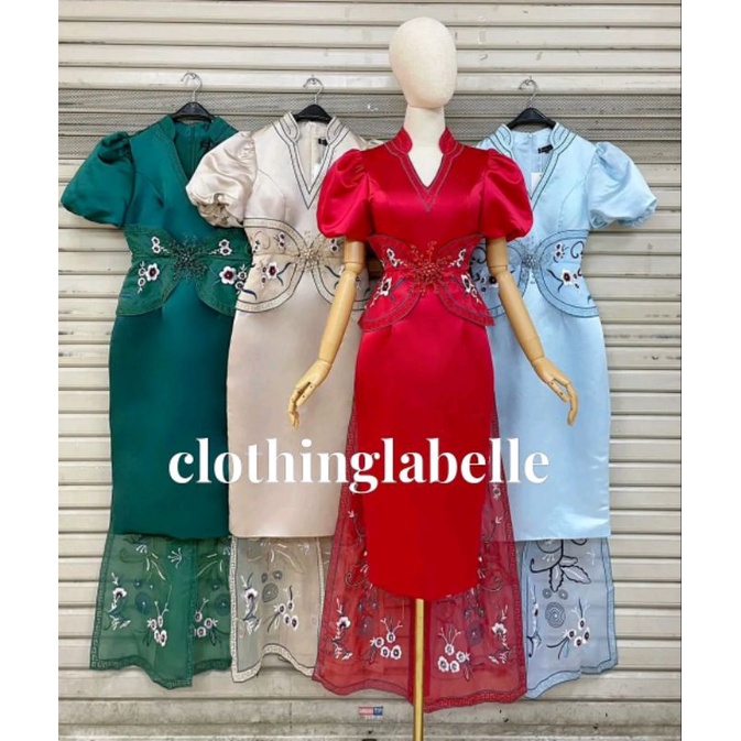cheongsam sangjit party dress