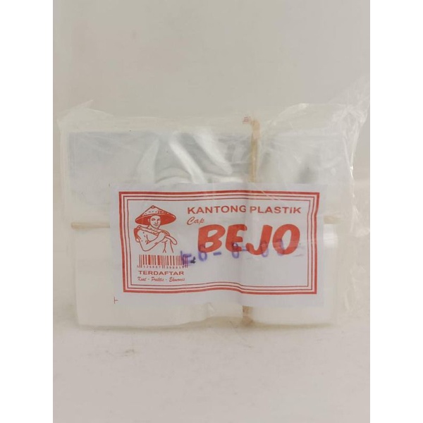 PLASTIK POLYBAG SEMAI 6x8 Tebal cap Bejo lubang bawah samping