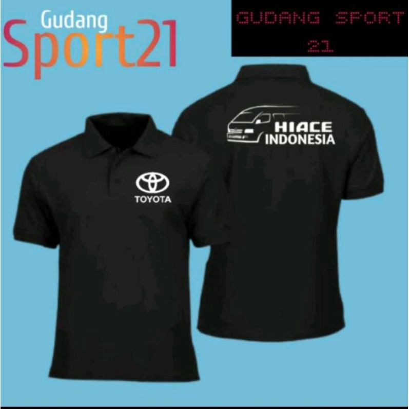 BAJU POLO TOYOTA HIACE INDONESIA