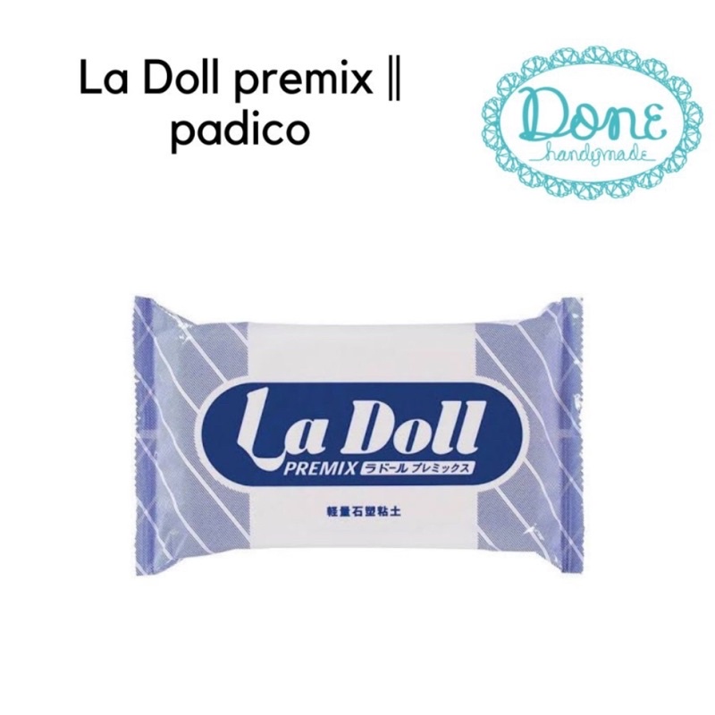 Clay padico la doll premix bahan clay airdry doll clay