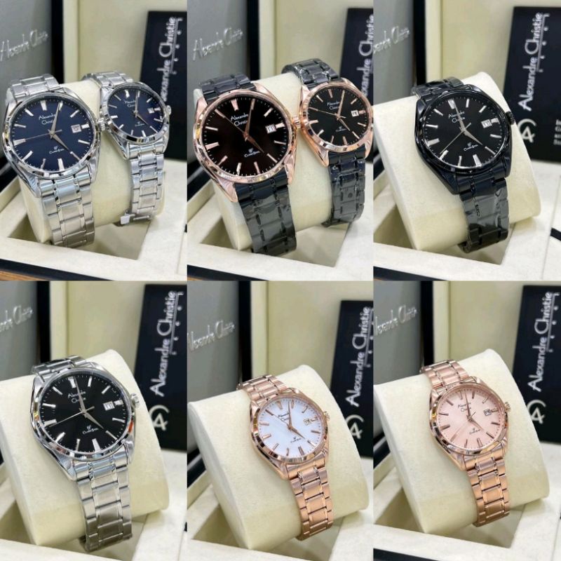 Jam Tangan Alexandre Christie Ac 8682 / Ac8682 Original Include Box