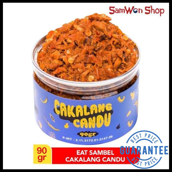 

EAT SAMBEL CAKALANG CANDU 90 GR - SAMBAL RUMAHAN HOMEMADE PEDAS LEZAT