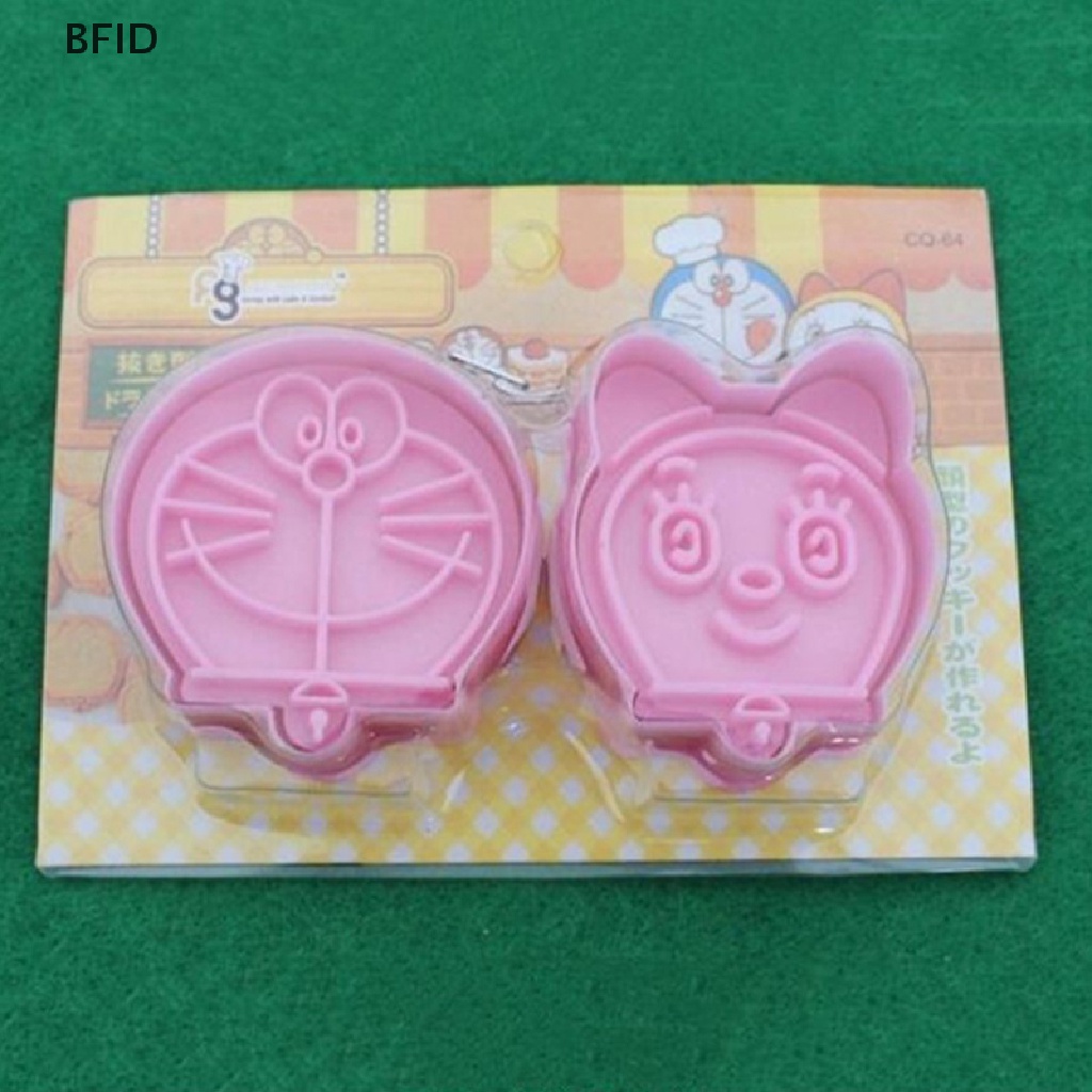 [BFID] 2pcs/set Jingle Cats Dan Doraemon Cookies Cutter/Alat Perangko Plastik Food Grade [ID]