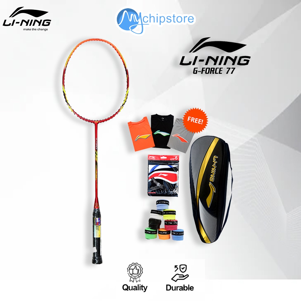Raket Bulutangkis Badminton LINING G FORCE 77 100% Original
