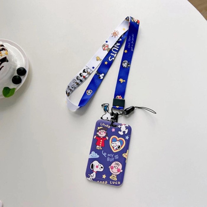 

DISKON snoopy lanyard gantungan tali hp id kartu card photocard pc kpop case