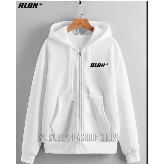 SWEATER HOODIE ZIP DISTRO Pria Wanita Jumper Premium Bahan Fleece Tebal