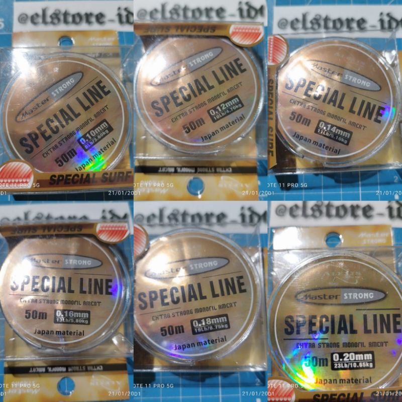 Senar Pancing Kuat Alexis Master Strong Special Line 50 m