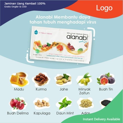 ALANABI OBAT HERBAL MASUK ANGIN – OBAT MASUK ANGIN HERBAL HALAL BPOM -  OBAT PERUT KEMBUNG HERBAL HALAL BPOM -  OBAT GEJALA FLU BATUK HERBAL HALAL BPOM - ALANABI AL ANABI MINUMAN SUPLEMEN DAYA TAHAN TUBUH DAN IMUN