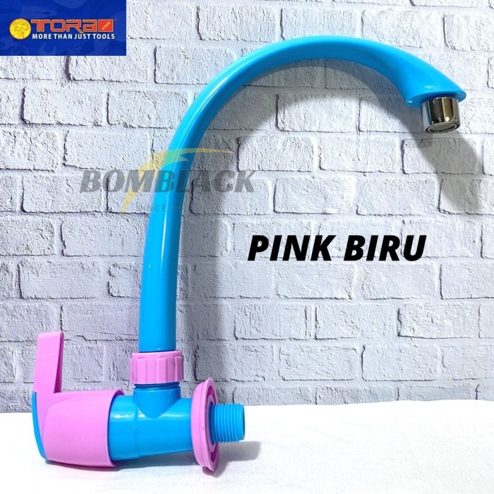 TORA Selang ANGSA Keran Kran Air Wastafel Plastik Cuci Piring WC Kamar Bak Mandi TERMURAH
